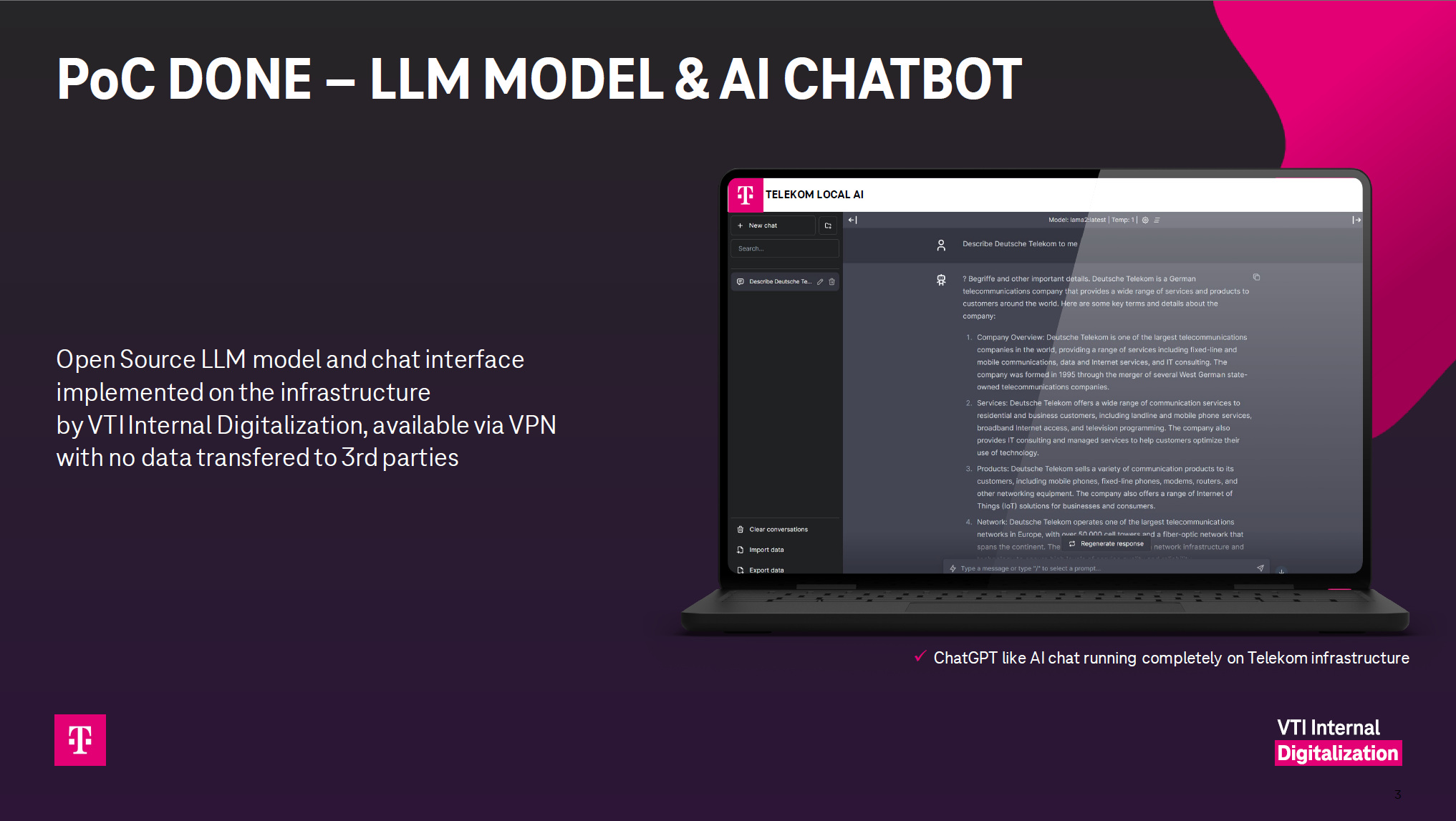 Helyi AI-chatbot