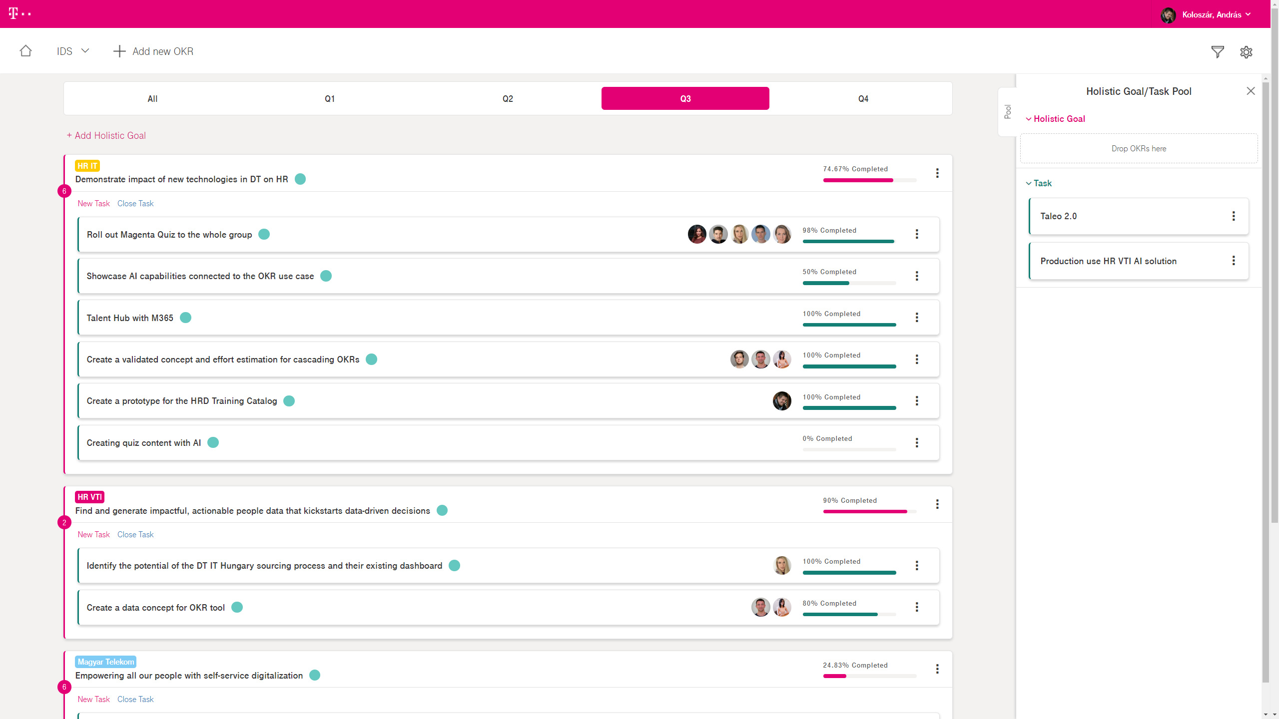 OKR Board