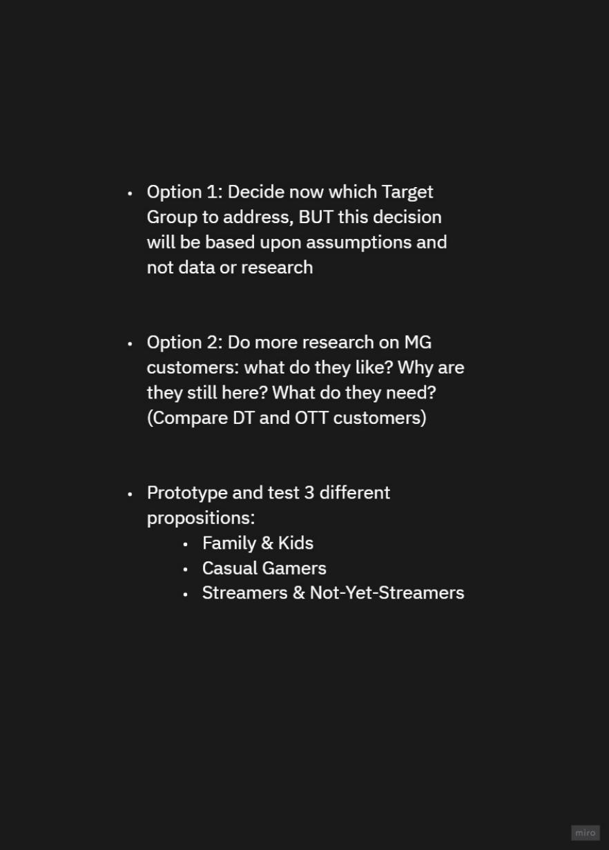Research findings informing product decisions